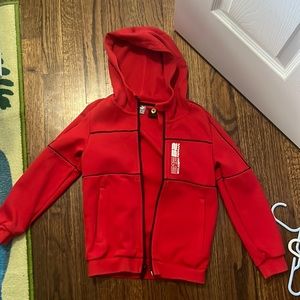 Puma Ferrari zip up red sweatshirt
